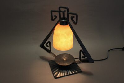 ドームナンシー　アールデコランプ　1920年代　H:30cm